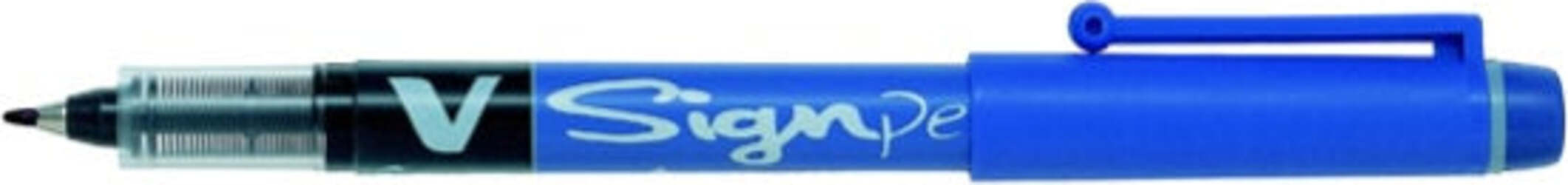 Pennarello V Signpen punta feltro - punta 2 mm - blu - Pilot Cancelleria e prodotti per ufficio/Penne matite scrittura e correzione/Penne e ricariche/Penne a punta porosa Eurocartuccia - Pavullo, Commerciovirtuoso.it