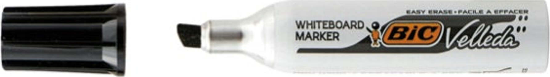 Pennarello Whiteboard Marker Velleda 1781 - punta a scalpello da 3 2 a 5 5mm - nero - Bic [multipack] 12 pezzi Cancelleria e prodotti per ufficio/Penne matite scrittura e correzione/Marcatori ed evidenziatori/Marcatori cancellabili a secco e liquidi Eurocartuccia - Pavullo, Commerciovirtuoso.it
