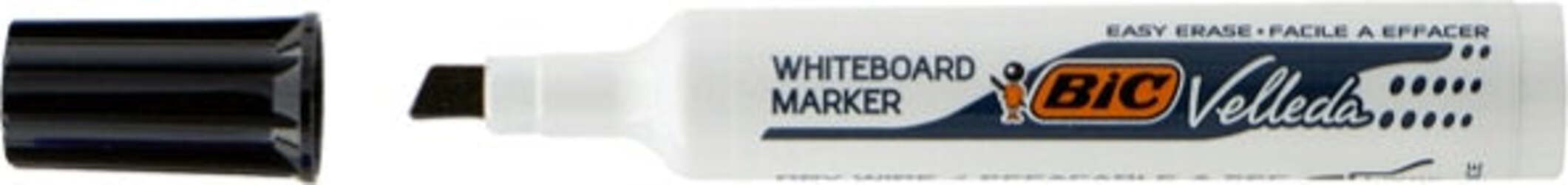 Pennarello Whiteboard Marker Velleda 1791 - punta a scalpello da 3 3mm a 4 6mm - nero - Bic [multipack] 12 pezzi Cancelleria e prodotti per ufficio/Penne matite scrittura e correzione/Marcatori ed evidenziatori/Marcatori cancellabili a secco e liquidi Eurocartuccia - Pavullo, Commerciovirtuoso.it