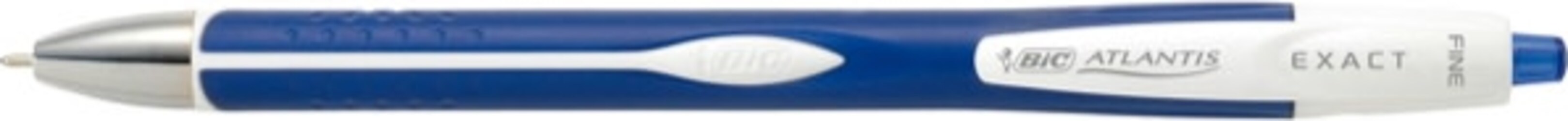 Penne a sfera a scatto Atlantis Exact - punta 0 7mm - blu - Bic - conf. 12 pezzi Cancelleria e prodotti per ufficio/Penne matite scrittura e correzione/Penne e ricariche/Penne roller a inchiostro gel Eurocartuccia - Pavullo, Commerciovirtuoso.it