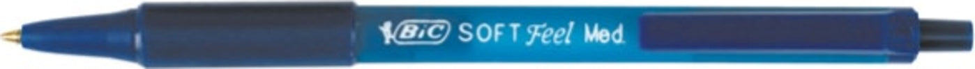 Penne a sfera a scatto Soft Feel - punta 1 0mm - blu - Bic - conf. 12 pezzi Cancelleria e prodotti per ufficio/Penne matite scrittura e correzione/Penne e ricariche/Penne roller a inchiostro gel Eurocartuccia - Pavullo, Commerciovirtuoso.it