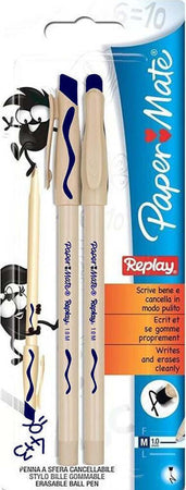 Penne-Replay-Blu-2-pezzi-Paper-Mate