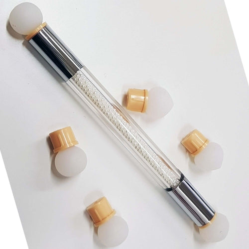 PENNELLI 6 PUNTE GOMMA SOFT TOUCH SILICONE PENNA PERLE NAIL ART POLVERE OLOGRAFICA Bellezza/Manicure e pedicure/Decorazioni per unghie/Strumenti/Pennelli per unghie Trade Shop italia - Napoli, Commerciovirtuoso.it