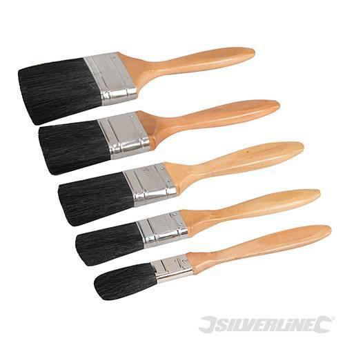 Silverline set pennelli vernice 5 pezzi 25,38 e 50 mm Prezzo Silverline
