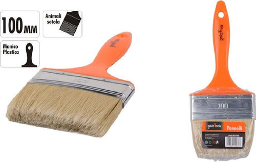 Pennello 100 Mm Pennellessa Con Manico In Plastica Per Pittura Verniciare 90260 Fai da te/Pitture trattamenti per pareti e utensili/Strumenti e attrezzi per verniciatura/Applicazione colore/Pennelli/Pennellesse Trade Shop italia - Napoli, Commerciovirtuoso.it