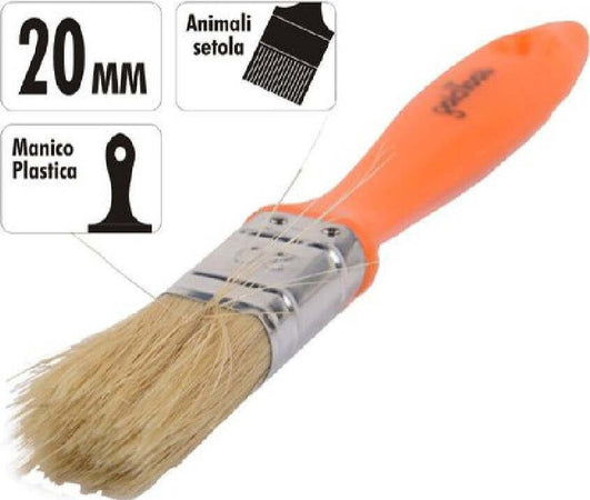 Pennello 20 Mm Pennellessa Con Manico In Plastica Per Pittura Verniciare 90253 Fai da te/Pitture trattamenti per pareti e utensili/Strumenti e attrezzi per verniciatura/Applicazione colore/Pennelli/Pennellesse Trade Shop italia - Napoli, Commerciovirtuoso.it