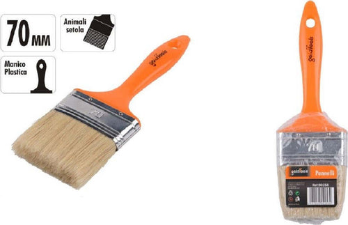 Pennello 70mm Pennellessa Con Manico In Plastica Per Pittura Verniciare 90258 Fai da te/Pitture trattamenti per pareti e utensili/Strumenti e attrezzi per verniciatura/Applicazione colore/Pennelli/Pennellesse Trade Shop italia - Napoli, Commerciovirtuoso.it