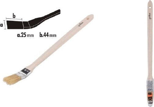 Pennello-Angolare-Piatta-Per-Pittura-Radiatori-Termosifone-25mm-Setole-44mm-90301