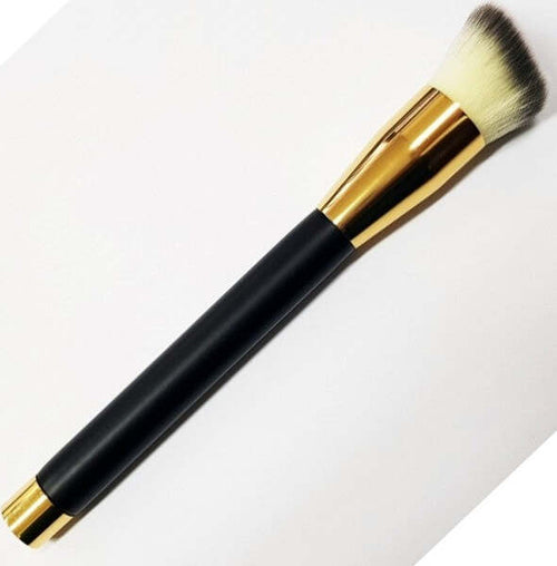 Pennello-Inclinato-Piatto-Angolato-Fondotinta-Fluido-O-Crema-Gel-Polvere-Make-Up