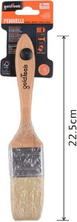 Pennello Piatto 22.5 Cm Con Manico In Legno Setole Morbide Pittura Vernice 90204 Giochi e giocattoli/Attività creative/Accessori per disegnare e colorare/Pennelli Trade Shop italia - Napoli, Commerciovirtuoso.it