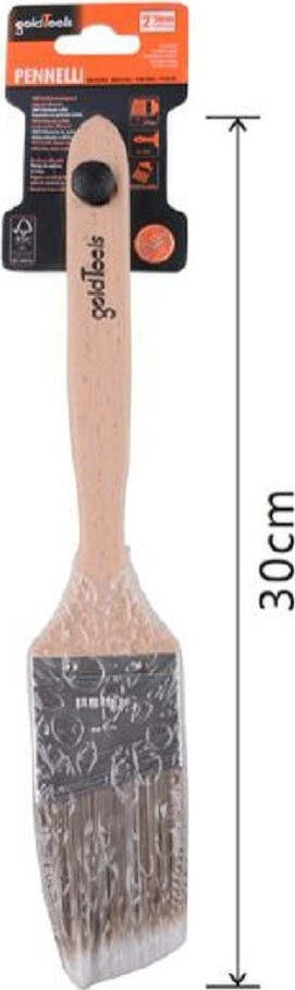 Pennello Piatto 30cm Obliquo Con Manico In Legno Setole Lunghe Da Pittura 90212 Casa e cucina/Hobby creativi/Pittura/Pennelli Trade Shop italia - Napoli, Commerciovirtuoso.it