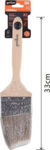 Pennello-Piatto-75-Mm-Pennellessa-Obliquo-Con-Manico-In-Legno-Per-Verniciare