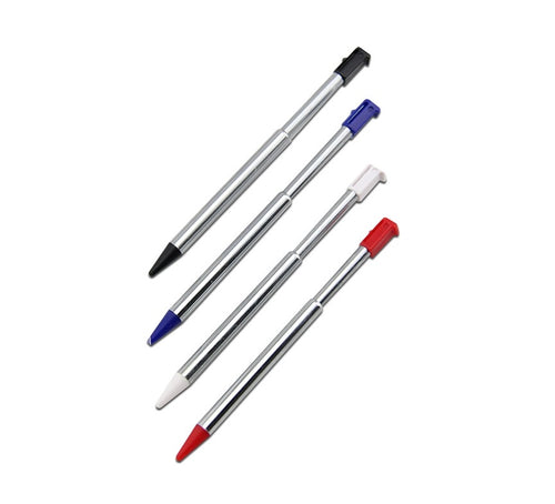 Set di 4 pennini metallici retrattili per NINTENDO DS