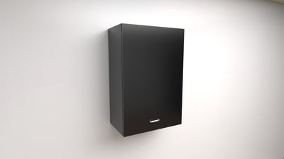 Pensile 90x45x33 Compreso di 1 Anta Spedizione A Kit Le Misure Si intendono Altezza X Larghezza X profondità in colore nero