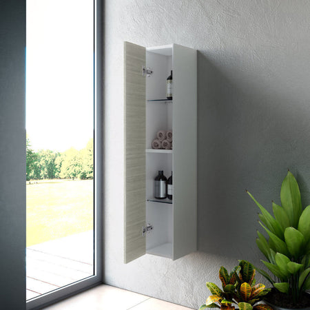 Pensile Colonna 25cm Sospesa per Bagno Casa e cucina/Bagno/Mobili da bagno/Mobiletti con lavabo Shopbagno.it - Roma, Commerciovirtuoso.it
