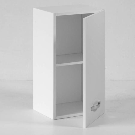 Pensile cucina 30x32x72H cm. con anta bianco frassinato