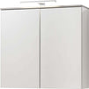 Pensile Da Bagno Galaverna Bianco Lucido E Cemento Con 2 Ante Specchiate Con Lampade A Led Casa e cucina/Bagno/Mobili da bagno/Mobiletti e armadietti/Mobili a muro Decor Space - Altamura, Commerciovirtuoso.it
