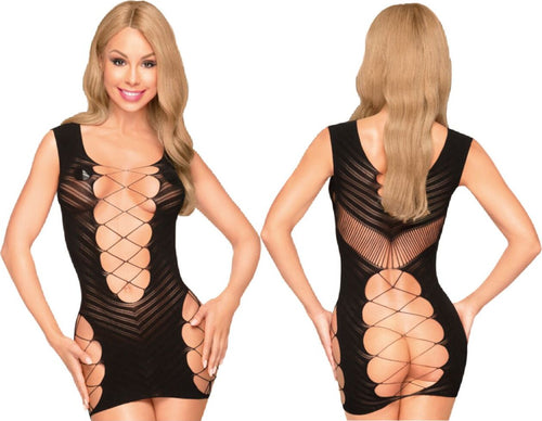 Penthouse Abitino Nero Stretch Dress Aderente Elasticizzato Corto Trasparente Succinto Aperto Tg S/L Lingerie Intimo Sexy Salute e cura della persona/Erotismo e contraccezione/Abbigliamento erotico/Donna/Abiti Kondorama - Martinsicuro, Commerciovirtuoso.it
