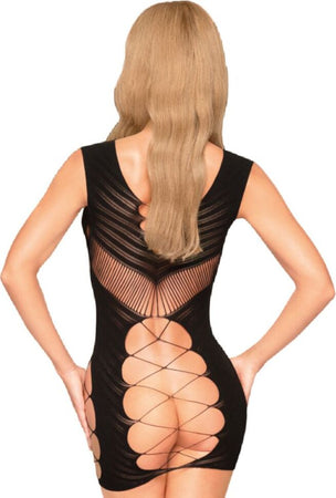 Penthouse Abitino Nero Stretch Dress Aderente Elasticizzato Corto Trasparente Succinto Aperto Tg S/L Lingerie Intimo Sexy Salute e cura della persona/Erotismo e contraccezione/Abbigliamento erotico/Donna/Abiti Kondorama - Martinsicuro, Commerciovirtuoso.it