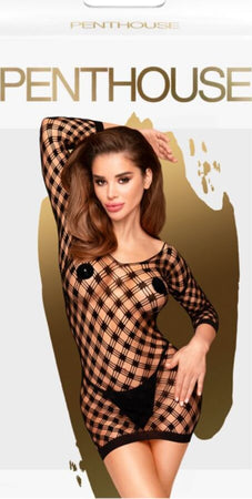Penthouse Abitino Nero Stretch Dress Aderente Elasticizzato Corto Trasparente Succinto Tg S/L Lingerie Intimo Sexy Salute e cura della persona/Erotismo e contraccezione/Abbigliamento erotico/Donna/Body interi e tute intere Kondorama - Martinsicuro, Commerciovirtuoso.it