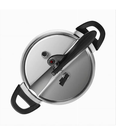 Pentola A Pressione In Acciaio Inox Capacità 8lt Diametro 22cm Manico Ergonomico
