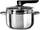 Pentola A Pressione In Acciaio Inox Con Manico Ergonomico A Leva 7 Lt Diam. 22cm Casa e cucina/Pentole padelle e pirofile/Pentole e padelle/Pentole a pressione Trade Shop italia - Napoli, Commerciovirtuoso.it