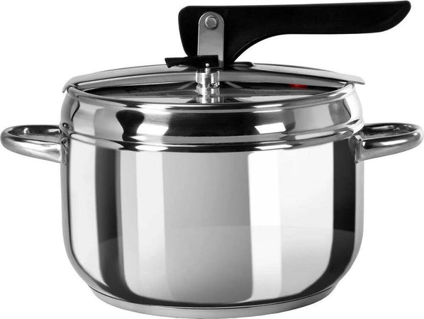 Pentola A Pressione In Acciaio Inox Con Manico Ergonomico A Leva 7 Lt Diam. 22cm Casa e cucina/Pentole padelle e pirofile/Pentole e padelle/Pentole a pressione Trade Shop italia - Napoli, Commerciovirtuoso.it