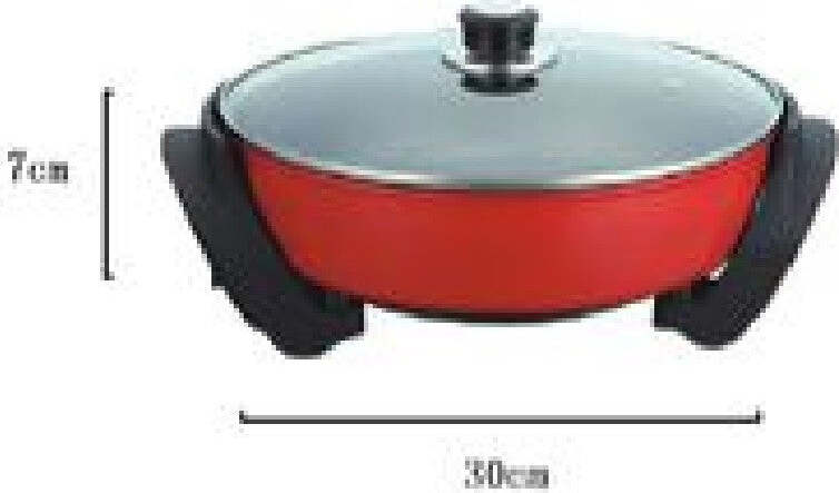 Pentola Elettrica Padella Casseruola Tonda Antiaderente 30cm 1500w Cucina Tx-9809 Casa e cucina/Pentole padelle e pirofile/Pentole e padelle/Padelle universali Trade Shop italia - Napoli, Commerciovirtuoso.it