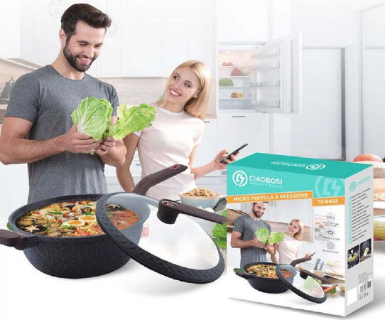 Pentola Padella Cottura A Pressione Con Coperchio Vetro 32cm Tx-8402 Wok Cucina Casa e cucina/Pentole padelle e pirofile/Pentole e padelle/Padelle universali Trade Shop italia - Napoli, Commerciovirtuoso.it