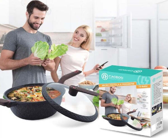 Pentola-Padella-Cottura-A-Pressione-Con-Coperchio-Vetro-32cm-Tx-8402-Wok-Cucina