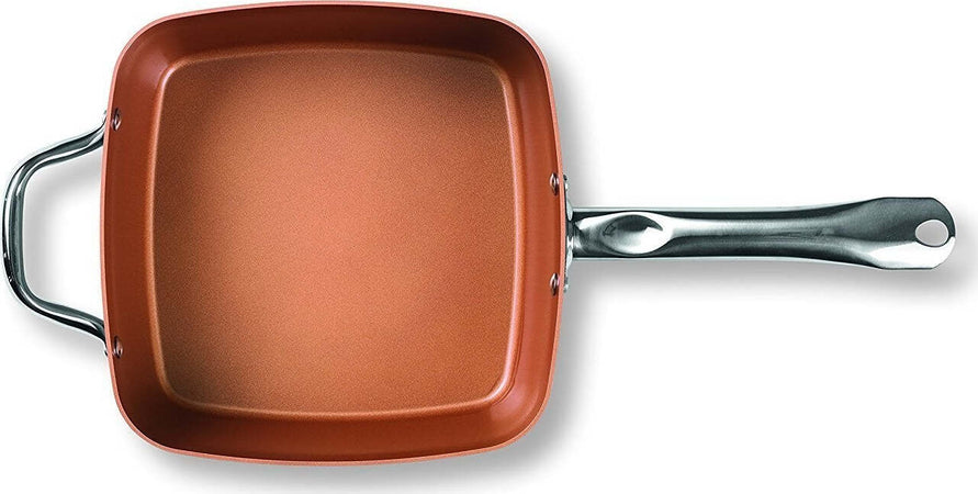 PENTOLA QUADRATA 4 IN 1 CASSERUOLA DA FORNO E FRIGGITRICE CON COPERCHIO IN VETRO  Trade Shop italia - Napoli, Commerciovirtuoso.it