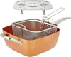 PENTOLA QUADRATA 4 IN 1 CASSERUOLA DA FORNO E FRIGGITRICE CON COPERCHIO IN VETRO  Trade Shop italia - Napoli, Commerciovirtuoso.it