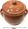 Pentola Tegame In Terracotta Bombata Con Manici E Coperchio Da Forno Cottura 18 Pentole e Padelle Trade Shop italia - Napoli, Commerciovirtuoso.it