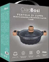Pentola Tegame Per Zuppa Rivestito Granito Con Coperchio Fondo Basso 24cm T-9480 Casa e cucina/Pentole padelle e pirofile/Pentole e padelle/Padelle universali Trade Shop italia - Napoli, Commerciovirtuoso.it
