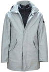 Giubbotto uomo con cappuccio removibile - PEOPLE OF SHIBUYA - colore  grigio - HACHIKO.PM1