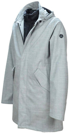 Giubbotto uomo con cappuccio removibile - PEOPLE OF SHIBUYA - colore  grigio - HACHIKO.PM1
