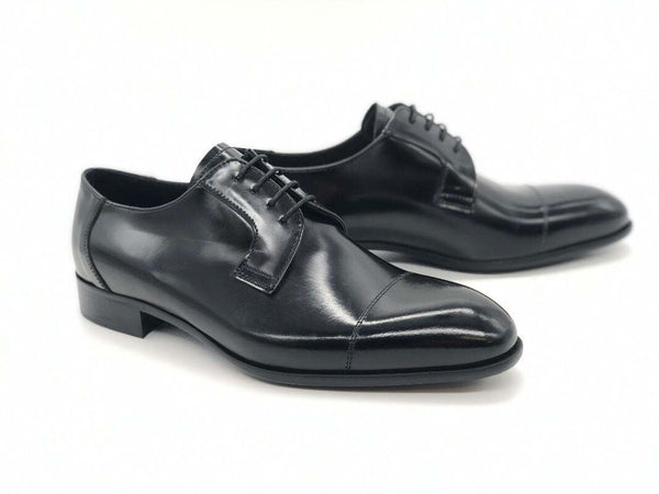 PEREZ Scarpa classica uomo Vitello abrasivato nero