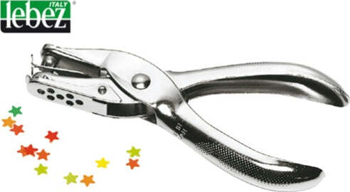 Perforatore a pinza 5820 - 1 foro a stella - metallo - Lebez Cancelleria e prodotti per ufficio/Archivio ufficio e accessori per scrivania/Spillatrici e perforatrici/Perforatrici Eurocartuccia - Pavullo, Commerciovirtuoso.it