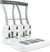 Perforatore Eco P4400 - alta capacitA' - massimo 150 fogli - 4 fori - passo 8 cm - bianco - Rapesco Cancelleria e prodotti per ufficio/Archivio ufficio e accessori per scrivania/Spillatrici e perforatrici/Perforatrici Eurocartuccia - Pavullo, Commerciovirtuoso.it