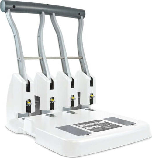 Perforatore Eco P4400 - alta capacitA' - massimo 150 fogli - 4 fori - passo 8 cm - bianco - Rapesco Cancelleria e prodotti per ufficio/Archivio ufficio e accessori per scrivania/Spillatrici e perforatrici/Perforatrici Eurocartuccia - Pavullo, Commerciovirtuoso.it