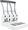 Perforatore Eco P4400 - alta capacitA' - massimo 150 fogli - 4 fori - passo 8 cm - bianco - Rapesco Cancelleria e prodotti per ufficio/Archivio ufficio e accessori per scrivania/Spillatrici e perforatrici/Perforatrici Eurocartuccia - Pavullo, Commerciovirtuoso.it