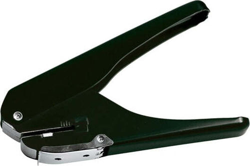 Perforatore per badge 9770 - foro 15x4 mm - nero - Lebez Cancelleria e prodotti per ufficio/Archivio ufficio e accessori per scrivania/Spillatrici e perforatrici/Perforatrici Eurocartuccia - Pavullo, Commerciovirtuoso.it