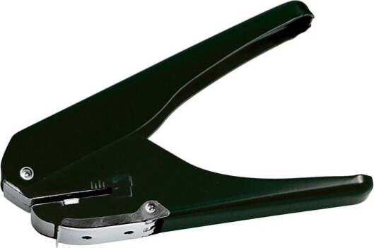 Perforatore per badge 9770 - foro 15x4 mm - nero - Lebez Cancelleria e prodotti per ufficio/Archivio ufficio e accessori per scrivania/Spillatrici e perforatrici/Perforatrici Eurocartuccia - Pavullo, Commerciovirtuoso.it