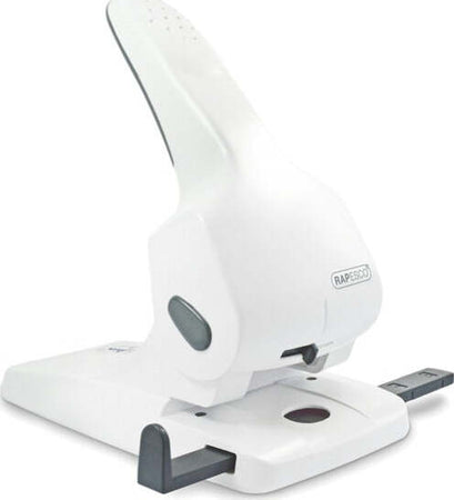 Perforatore Zero 65 - alti spessori - massimo 65 fogli - 2 fori - passo 8 cm - argento - Rapesco Cancelleria e prodotti per ufficio/Archivio ufficio e accessori per scrivania/Spillatrici e perforatrici/Perforatrici Eurocartuccia - Pavullo, Commerciovirtuoso.it