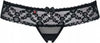 Perizoma in Pizzo Nero Sensuale Obsessive Crotchless Thong S/M Perizoma Nero Salute e cura della persona/Erotismo e contraccezione/Abbigliamento erotico/Donna/Slip e perizomi Kondorama - Martinsicuro, Commerciovirtuoso.it