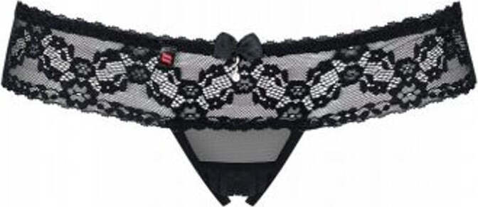 Perizoma in Pizzo Nero Sensuale Obsessive Crotchless Thong S/M Perizoma Nero Salute e cura della persona/Erotismo e contraccezione/Abbigliamento erotico/Donna/Slip e perizomi Kondorama - Martinsicuro, Commerciovirtuoso.it