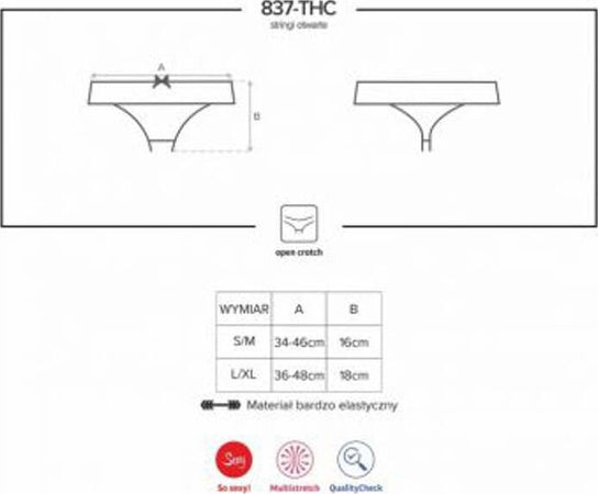 Perizoma in Pizzo Nero Sensuale Obsessive Crotchless Thong S/M Perizoma Nero Salute e cura della persona/Erotismo e contraccezione/Abbigliamento erotico/Donna/Slip e perizomi Kondorama - Martinsicuro, Commerciovirtuoso.it