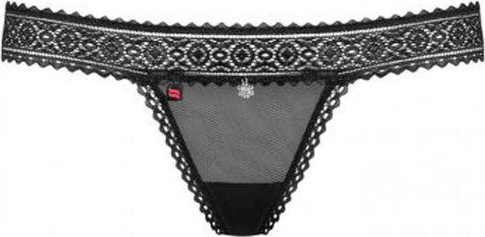 Perizoma Nero Trasparente Sexy Intimo Obsessive 862-tho-1 Perizoma Tg S/M Perizoma Nero Salute e cura della persona/Erotismo e contraccezione/Abbigliamento erotico/Donna/Slip e perizomi Kondorama - Martinsicuro, Commerciovirtuoso.it