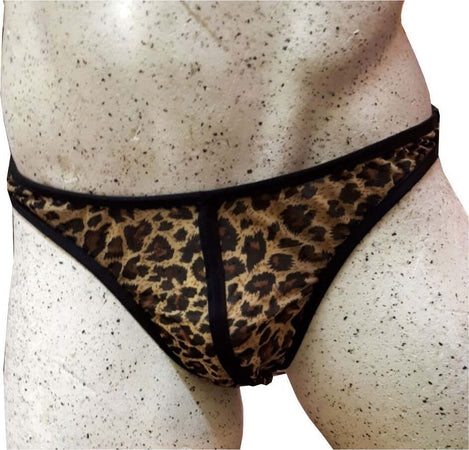 Slip Leopardato C-STRING INTIMO LEOPARDATO Tanga Mutandine