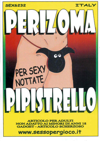 Perizoma Uomo Slip for Men Perizoma Pipistrello Sexy Humor Uomo Salute e cura della persona/Erotismo e contraccezione/Sex toys/Gadget per addio al nubilato e al celibato Kondorama - Martinsicuro, Commerciovirtuoso.it